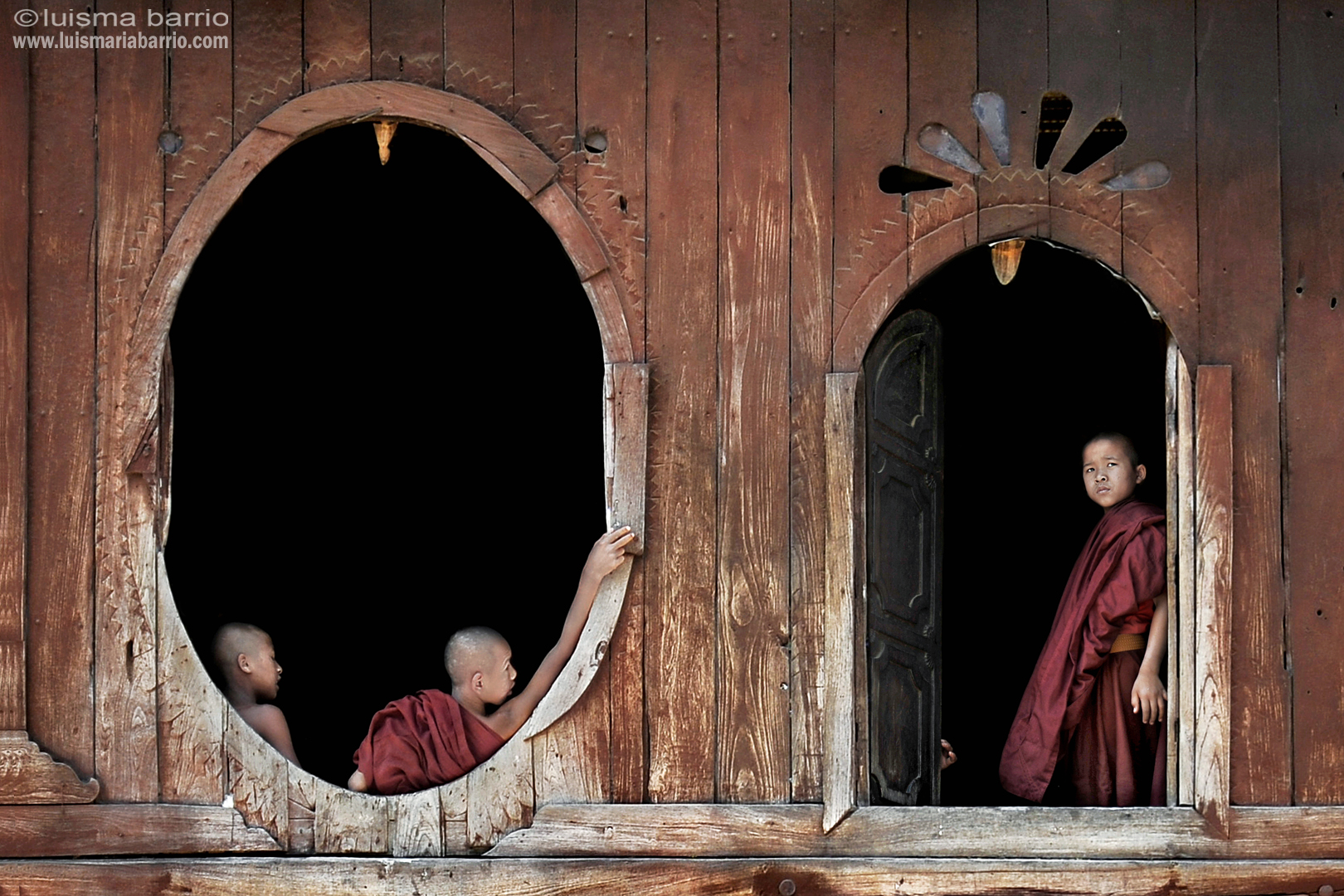 monastery monks myanmar burma